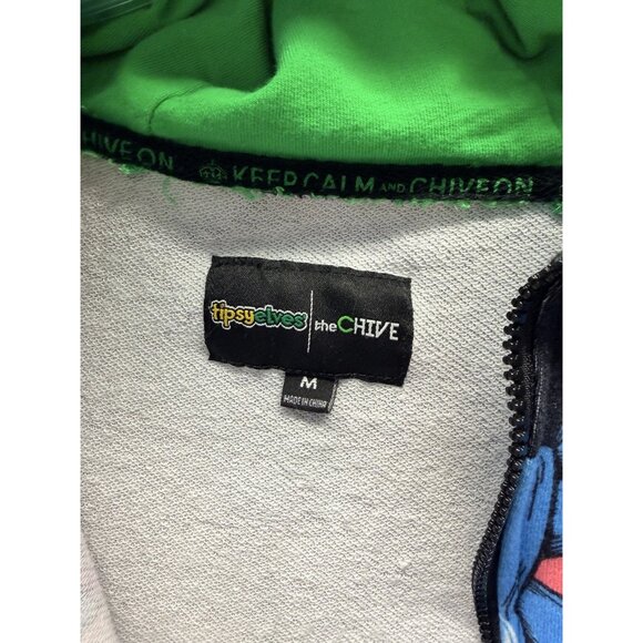 Tipsy Elves x The Chive Sz M Skeleton Halloween One Piece Jumpsuit Bodysuit - Picture 8 of 9